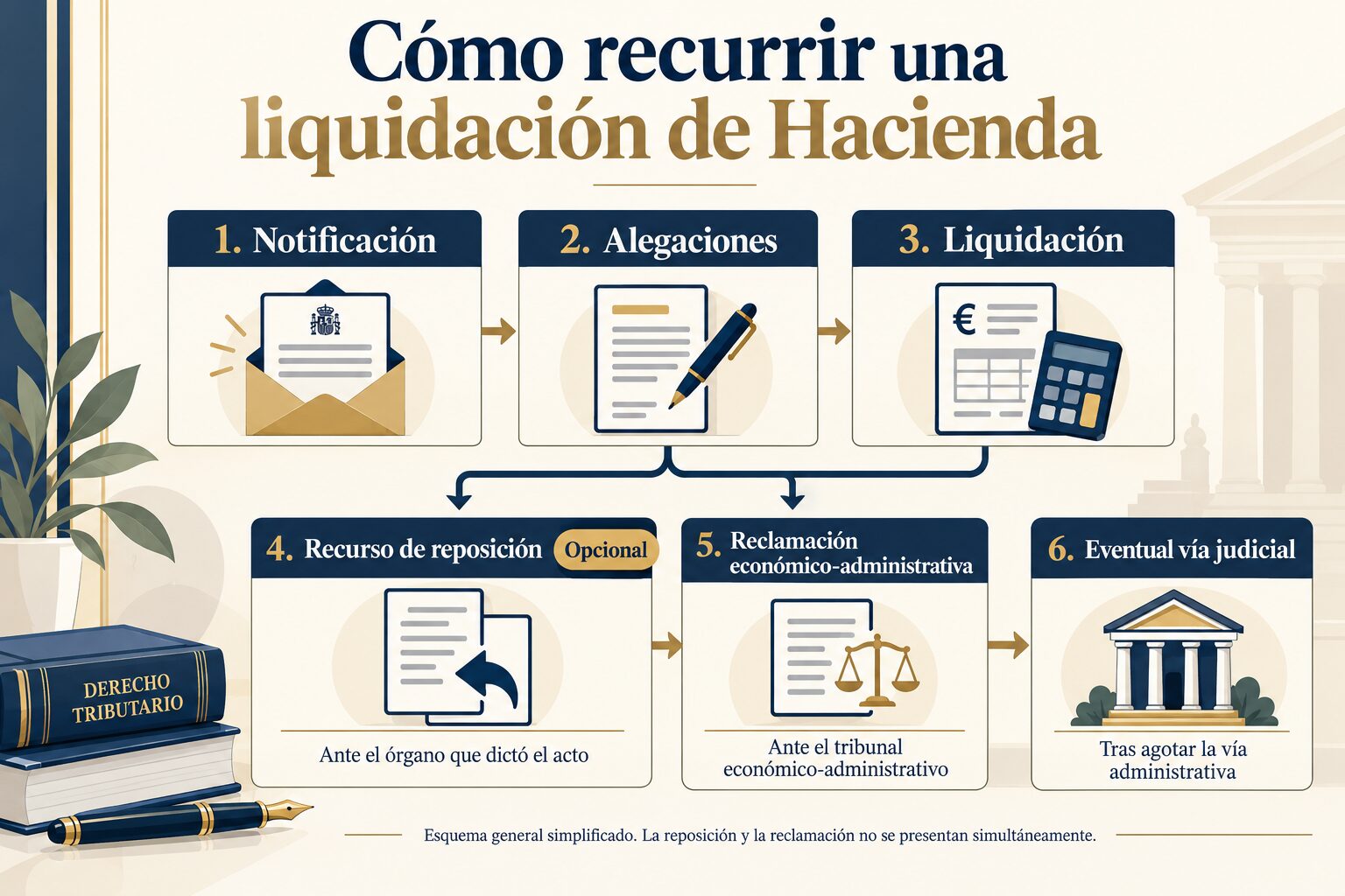 ASNEF por deudas discutidas: cómo salir del fichero y reclamar daños 3 Cómo recurrir una liquidación de Hacienda